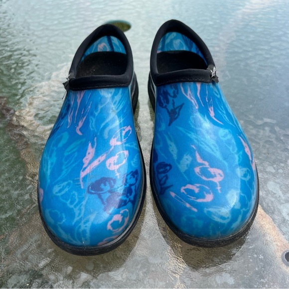 Sloggers Women's Blue Rain / Garden Waterproof Shoes - Picture 2 of 11